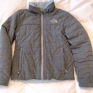 The North Face girls reversible jacket S